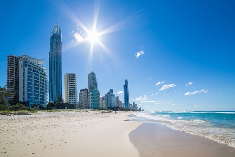 Surfers Paradise beach