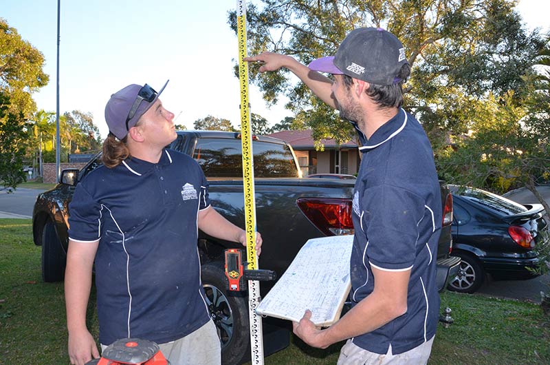 Lucan and his first apprentice learning the tools of the trade