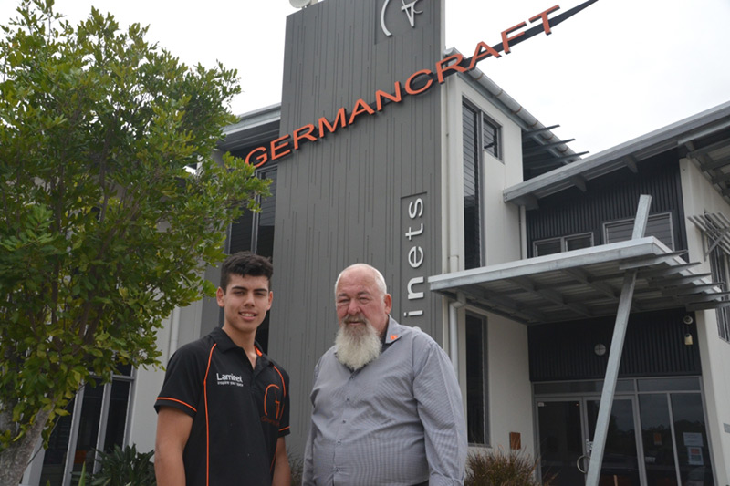 Ethan Parish and Tony Grannall from Germancraft Cabinets